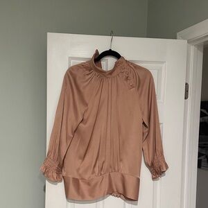 Karl Lagerfield Elegant Women's blush Blouse NWT